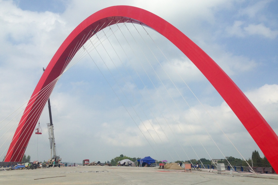 Approach Bridge Crossing Canal - Projek EPC Loji Kuasa Bangladesh 337MW/305MW (Bersih)